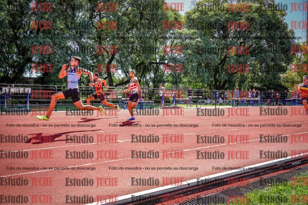Fotos de los 100 m llanos de varones - decatlón 1