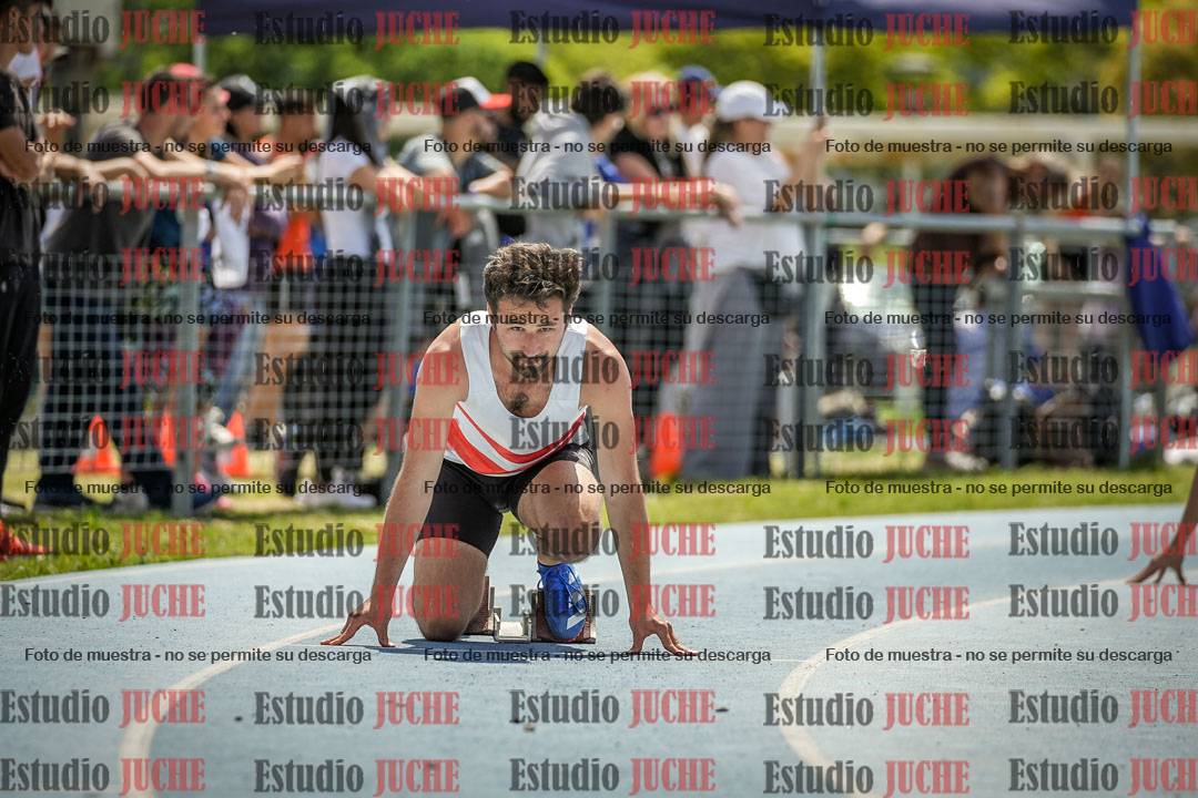 Fotos de los 400 m llanos de varones