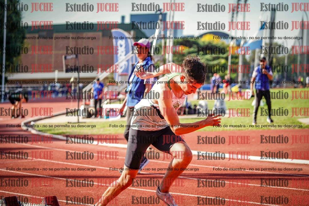 Fotos de los 400 m llanos de varones