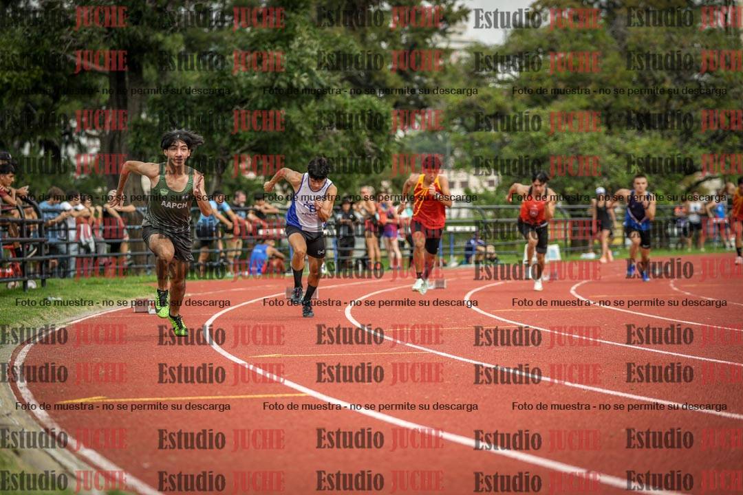 Fotos de los 200 m llanos de varones