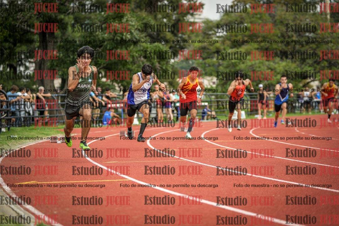 Fotos de los 200 m llanos de varones