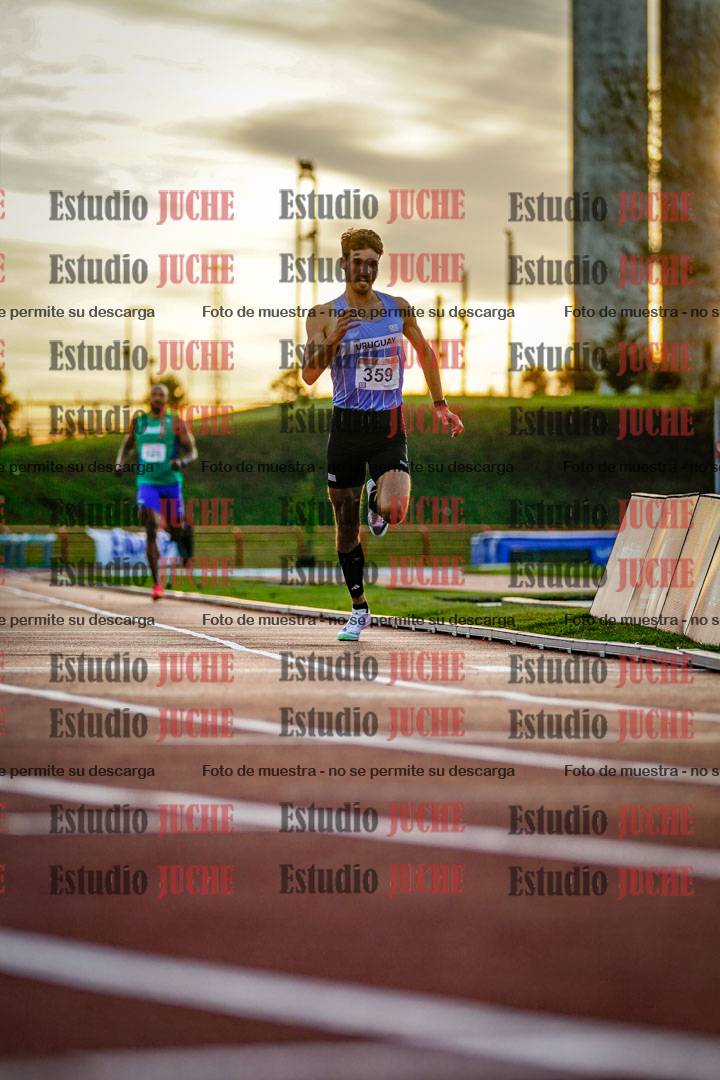 Fotos de los 1500 m llanos de varones - deca 10