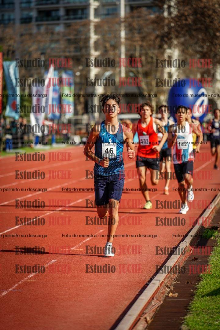 Fotos de los 1500 m de varones - decatlón 10