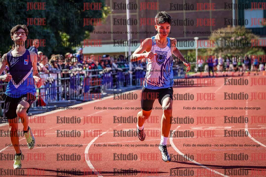 Fotos de los 80 m de varones