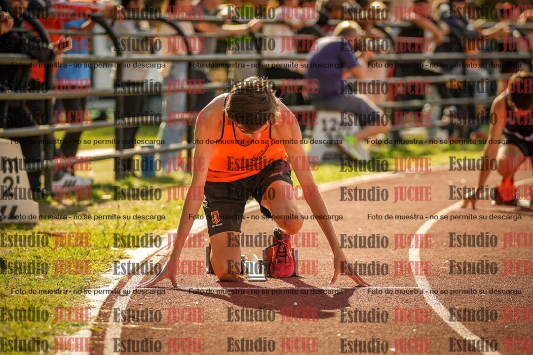 Fotos de los 400 m llanos de varones