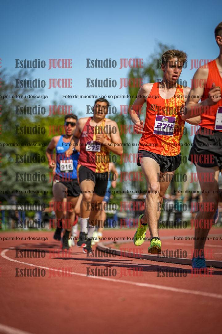 Fotos de los 5000 m llanos de varones