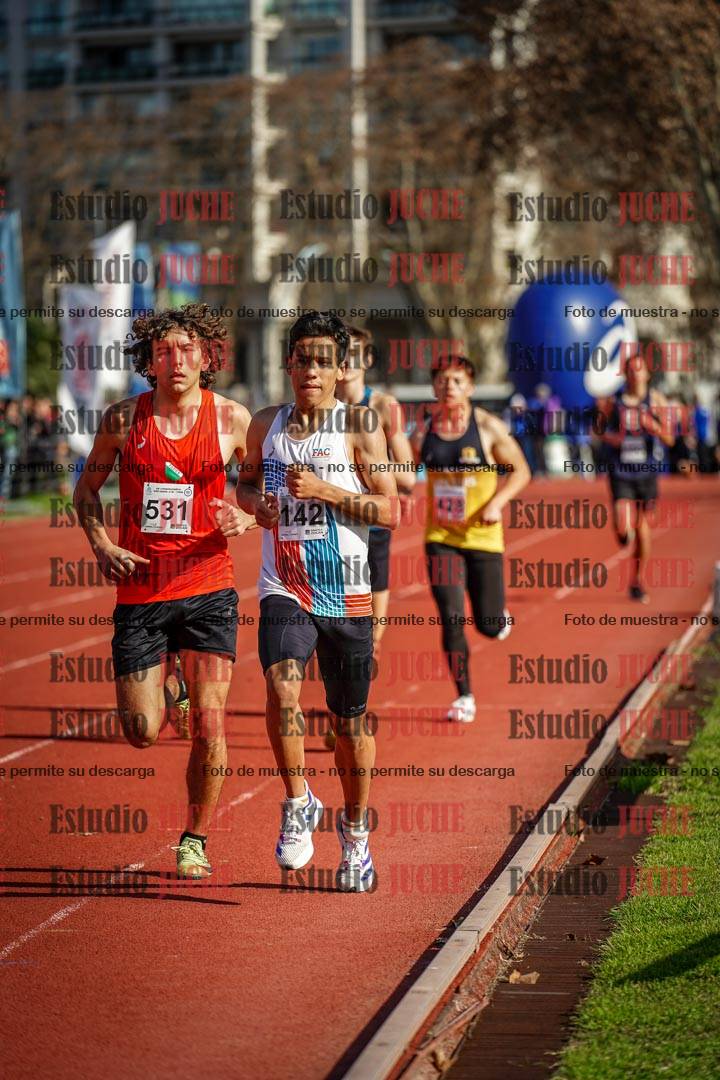 Fotos de los 1500 m de varones - decatlón 10