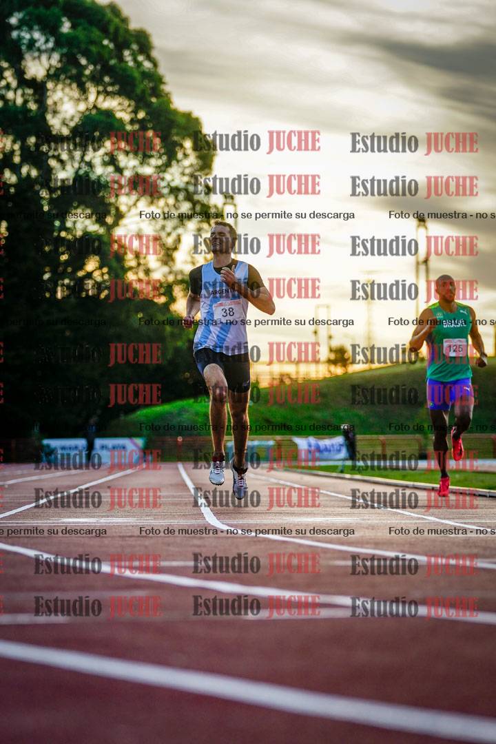 Fotos de los 1500 m llanos de varones - deca 10