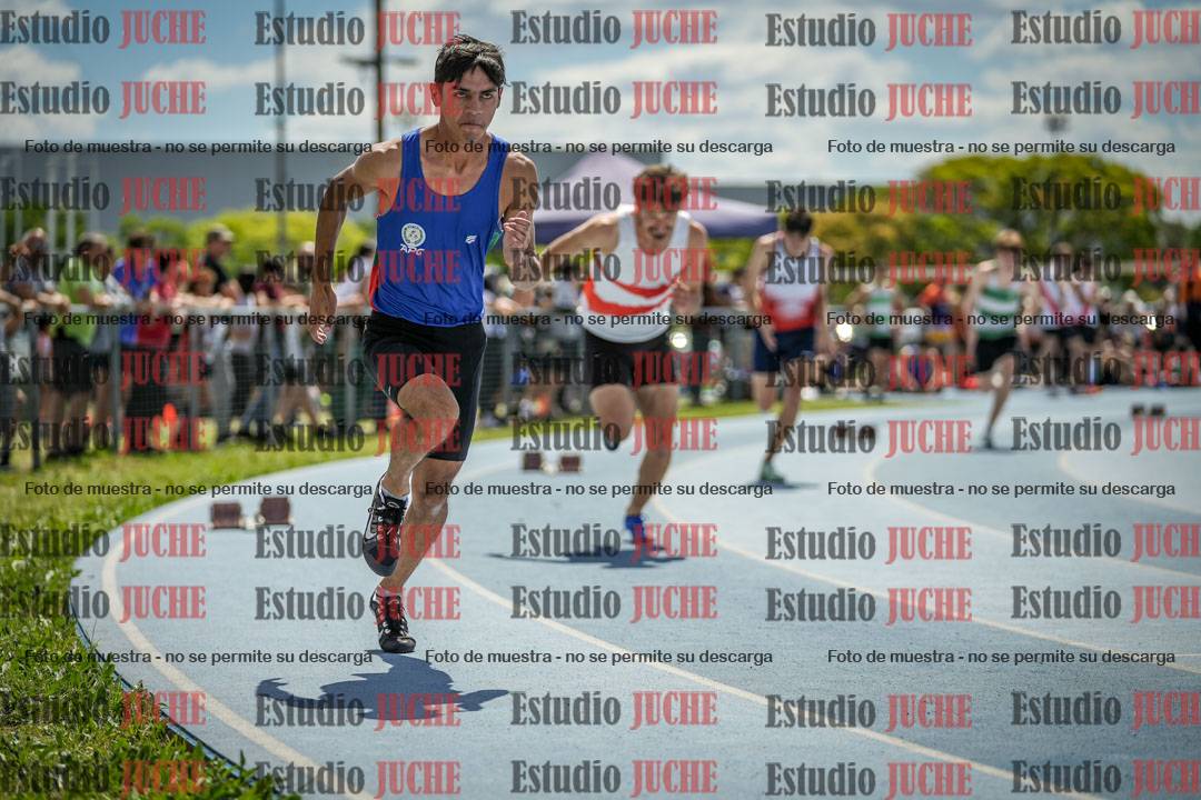 Fotos de los 400 m llanos de varones