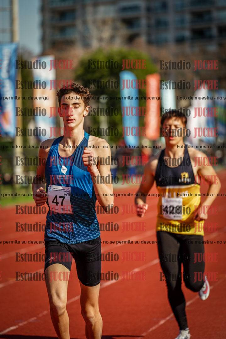 Fotos de los 1500 m de varones - decatlón 10