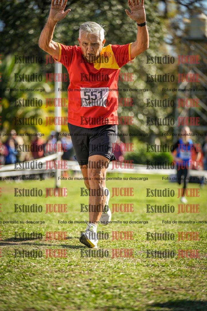 Fotos de la llegada del cross de 1500 m