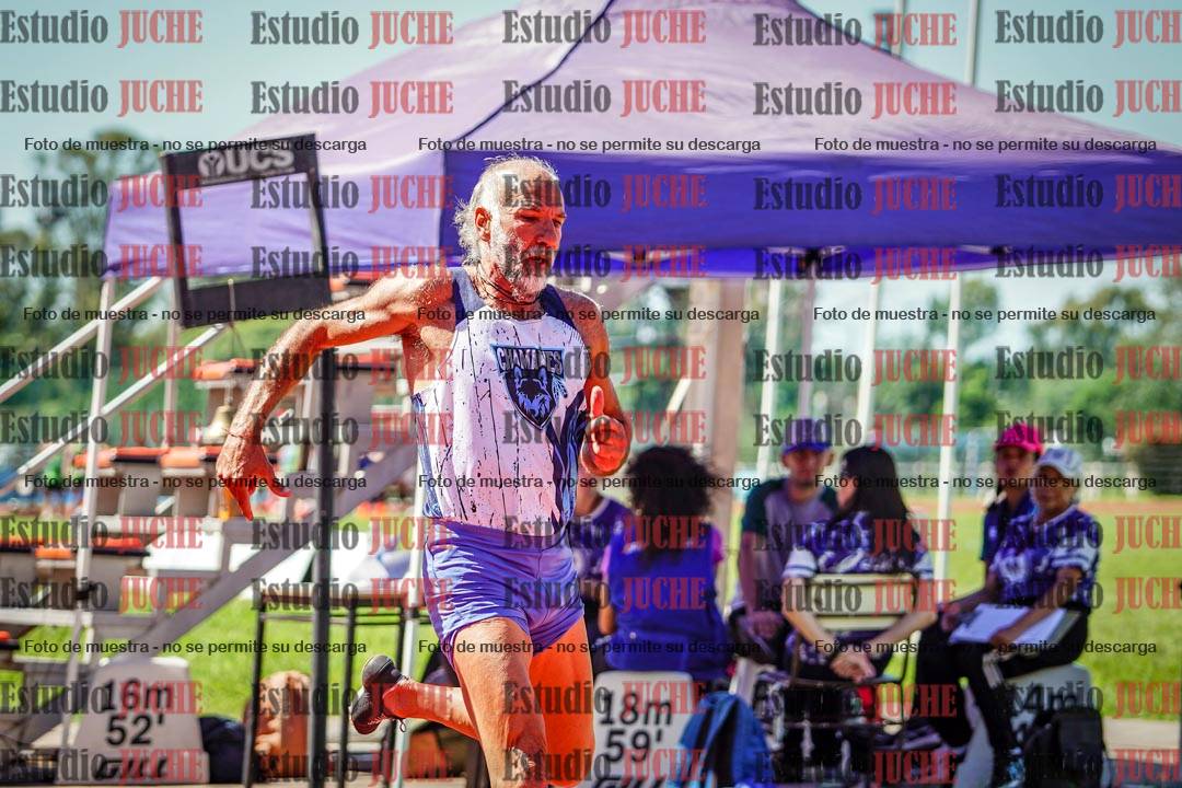 Fotos de los 100 m llanos de varones - decatlón 1