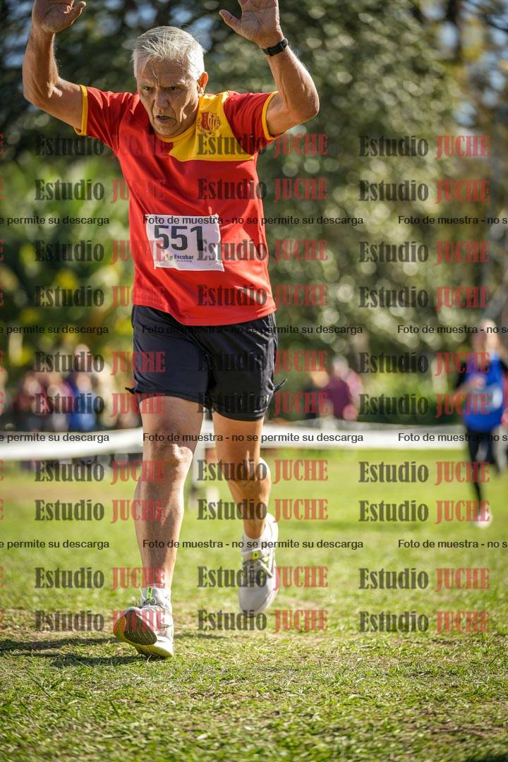 Fotos de la llegada del cross de 1500 m