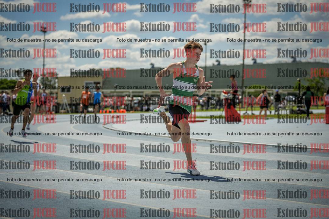 Fotos de los 400 m llanos de varones