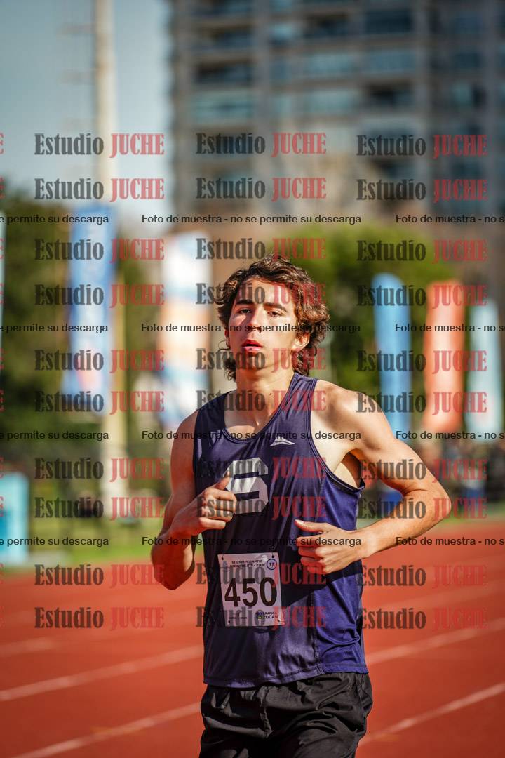 Fotos de los 1500 m de varones - decatlón 10