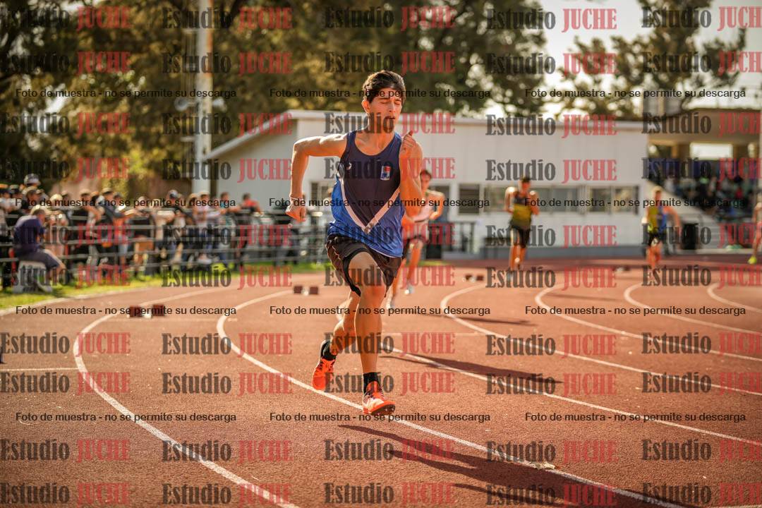 Fotos de los 400 m llanos de varones