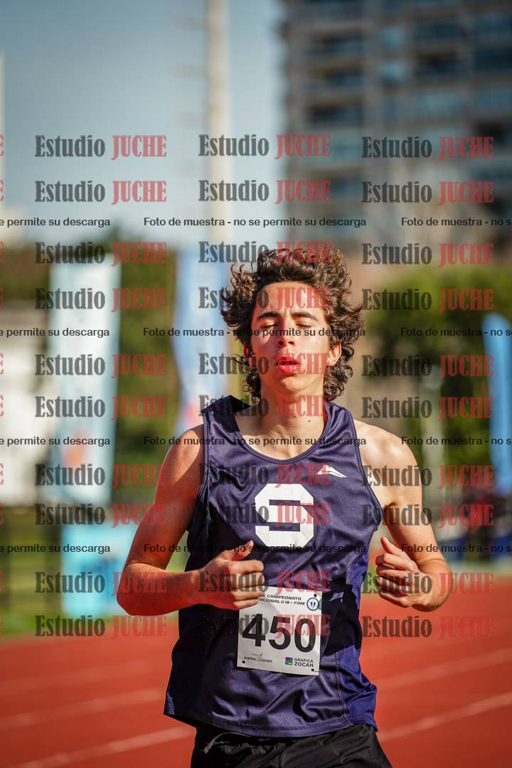 Fotos de los 1500 m de varones - decatlón 10