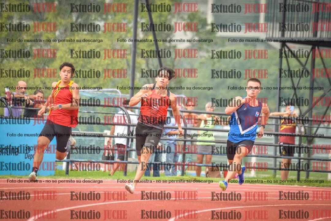 Fotos de los 200 m llanos de varones