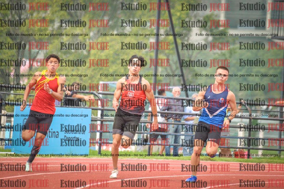 Fotos de los 200 m llanos de varones