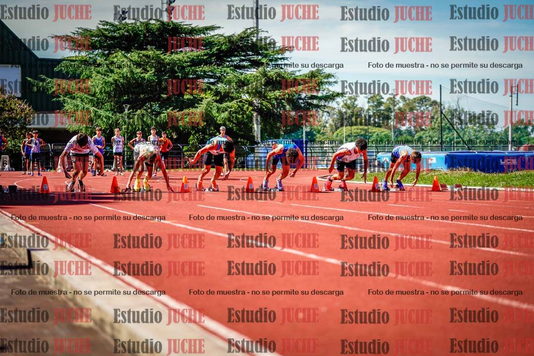 Fotos de los 80 m de varones