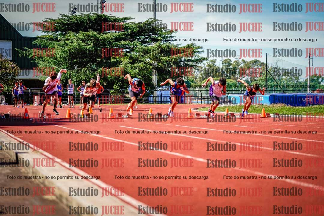 Fotos de los 80 m de varones