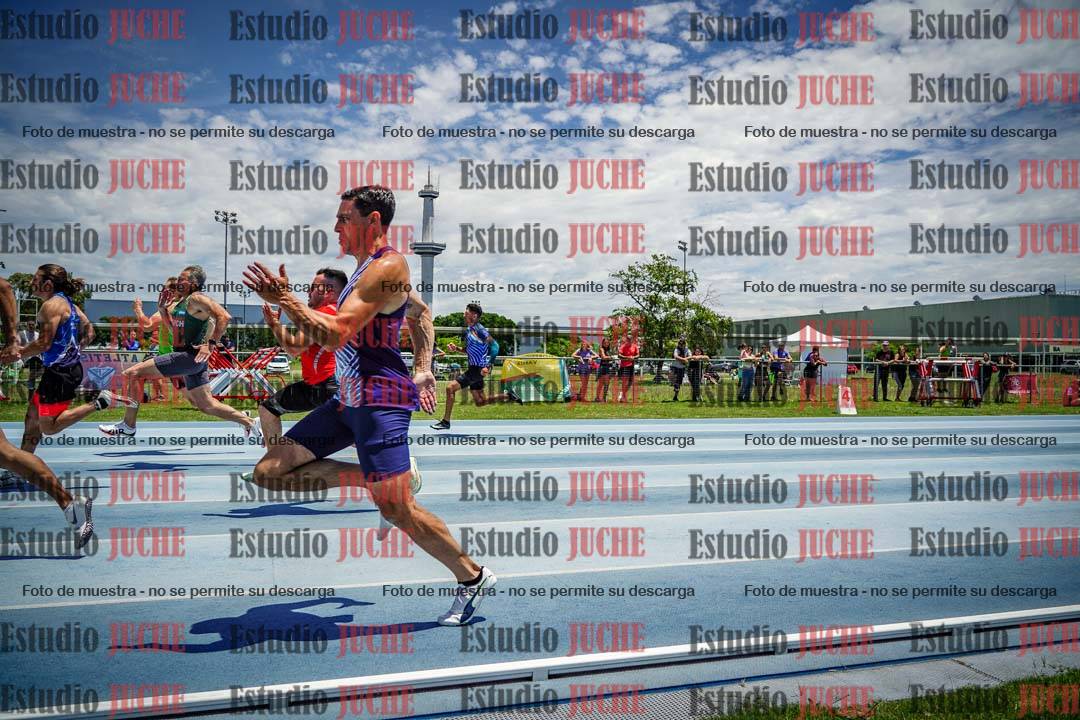 Fotos de los 100 m llanos de varones