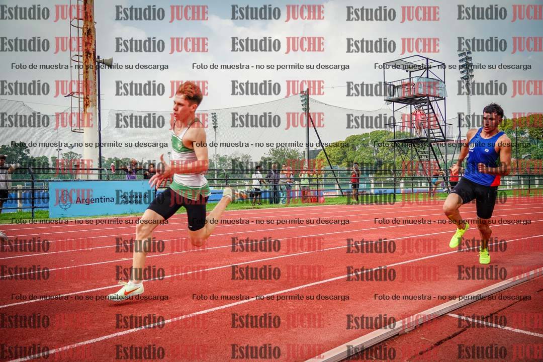 Fotos de los 200 m llanos de varones