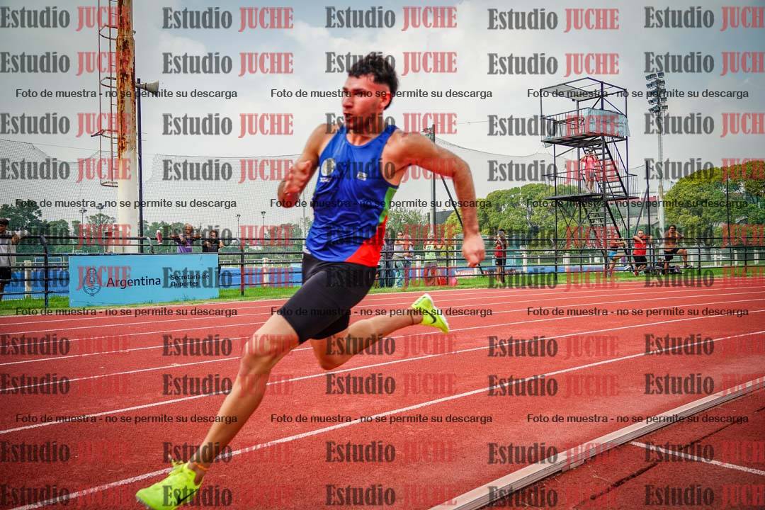 Fotos de los 200 m llanos de varones