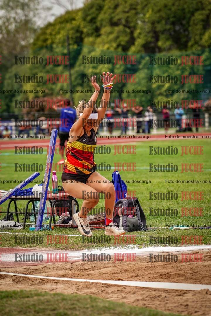 Fotos del salto triple de mujeres y varones