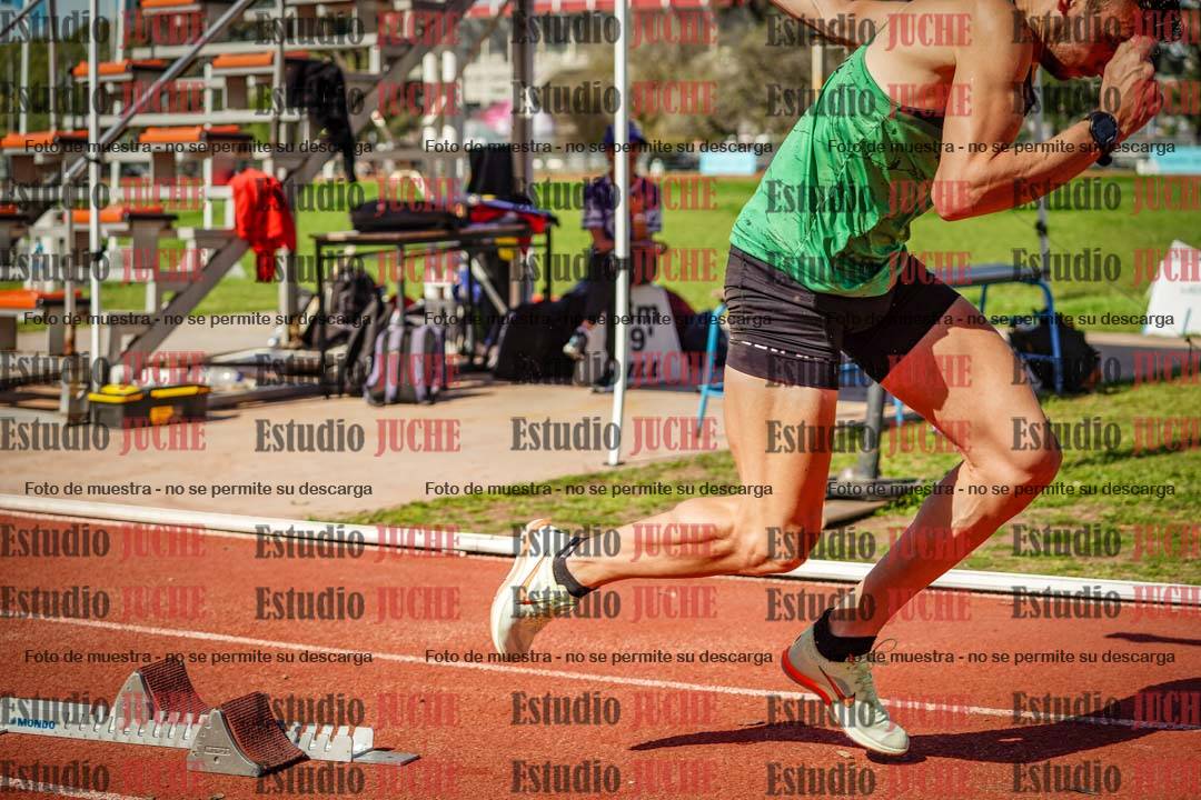 Fotos de los 400 m llanos de varones