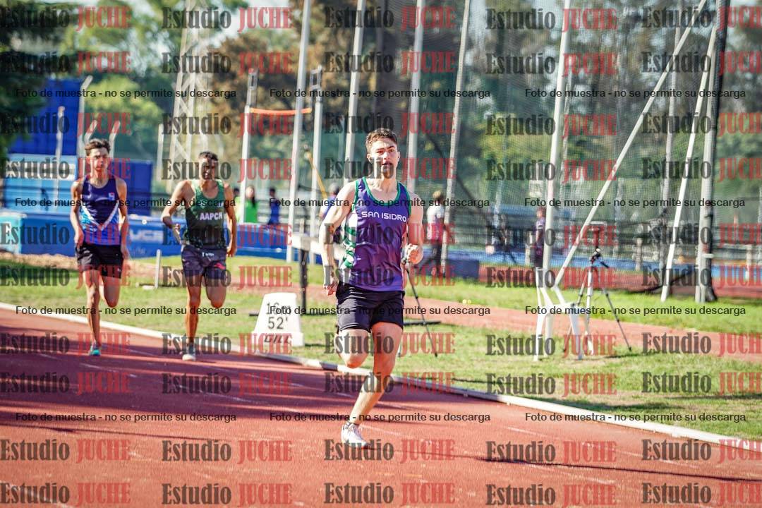 Fotos de los 400 m llanos de varones