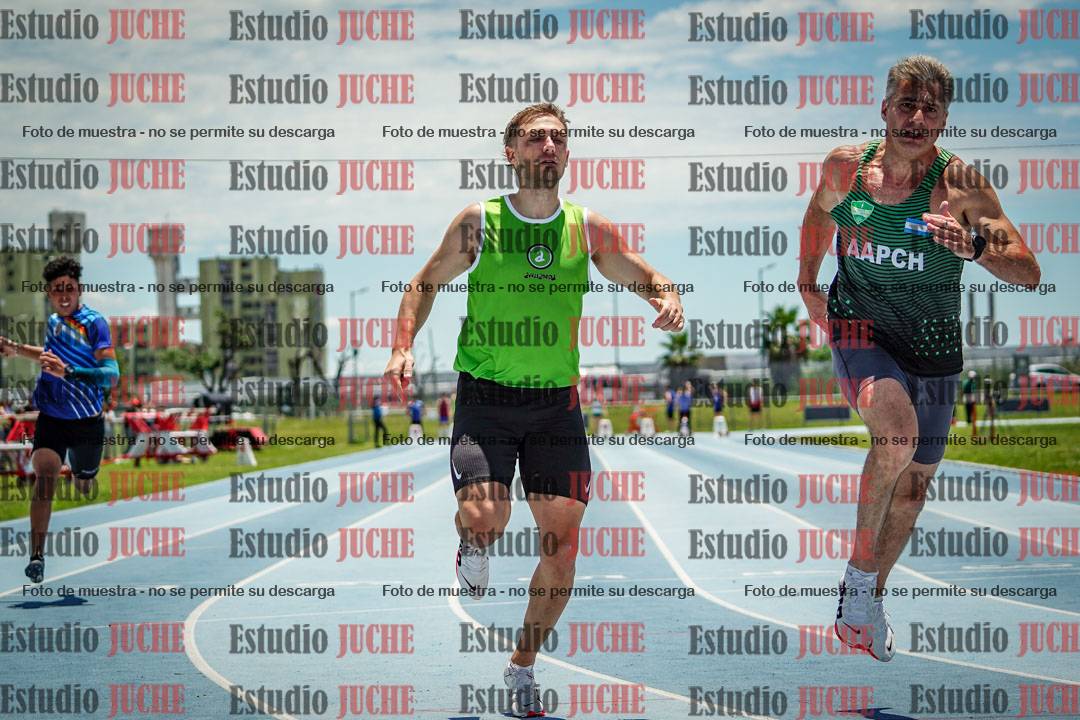 Fotos de los 100 m llanos de varones
