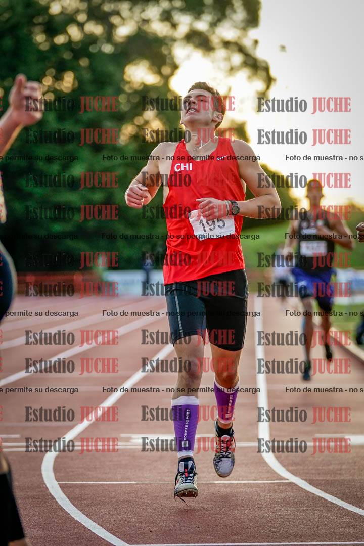 Fotos de los 1500 m llanos de varones - deca 10