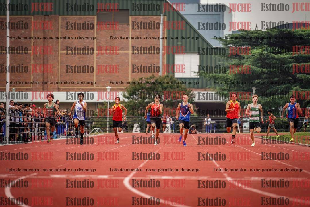 Fotos de los 200 m llanos de varones