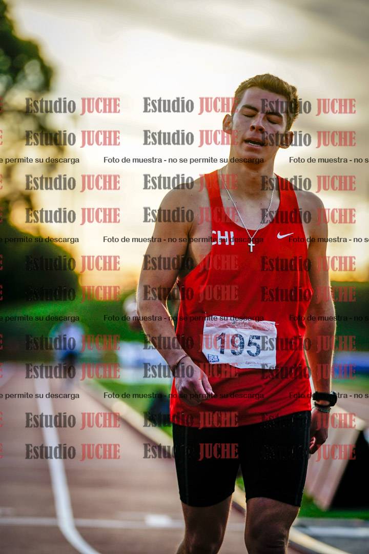 Fotos de los 1500 m llanos de varones - deca 10