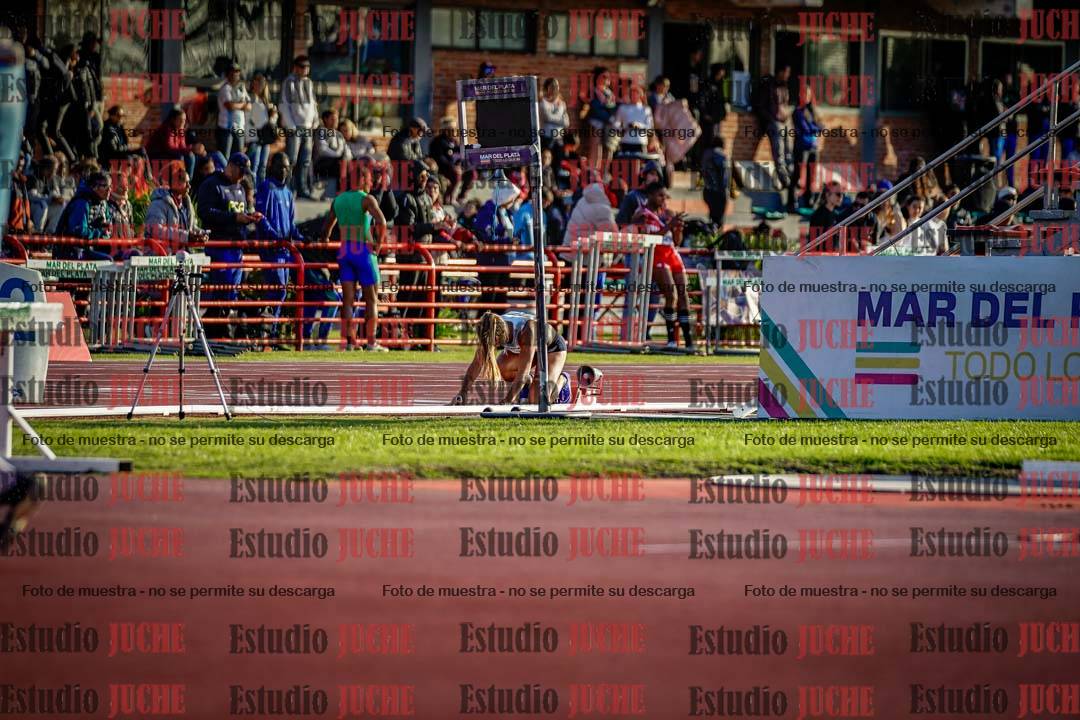 Fotos de los relevos 4x100 m de mujeres