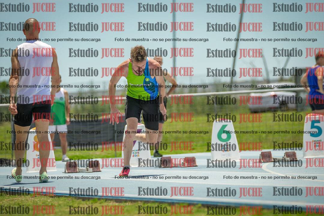 Fotos de los 100 m llanos de varones