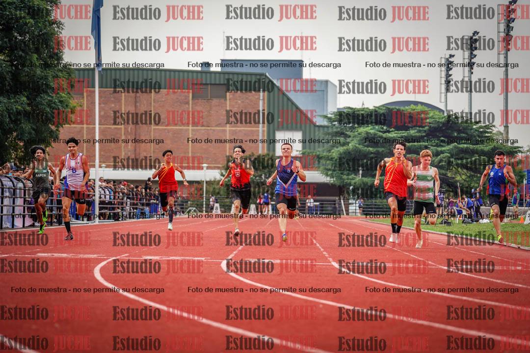 Fotos de los 200 m llanos de varones