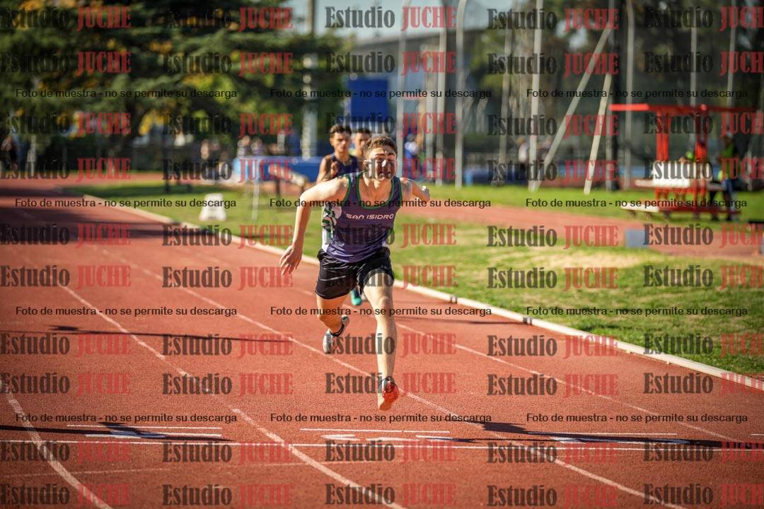 Fotos de los 400 m llanos de varones