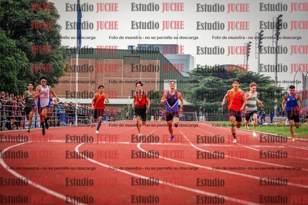 Fotos de los 200 m llanos de varones