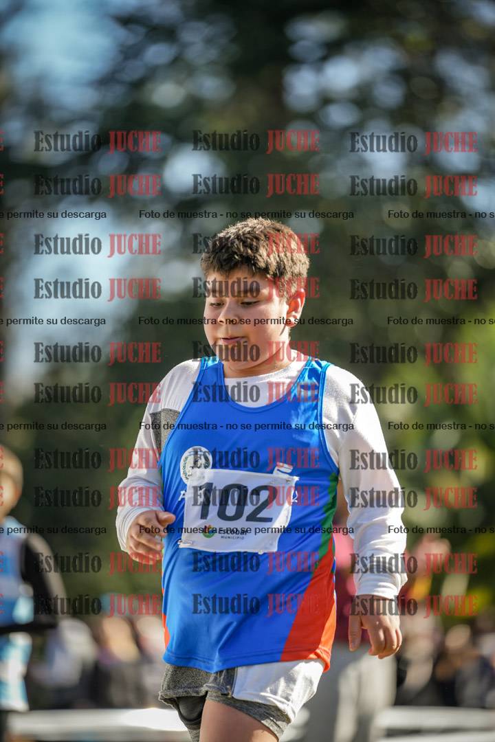 Fotos de la llegada del cross de 1500 m
