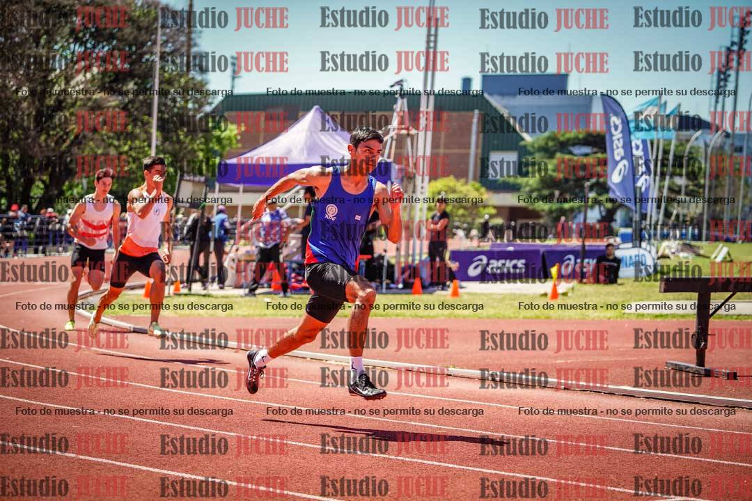 Fotos de los 400 m llanos de varones