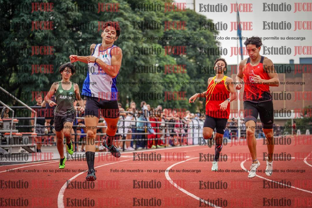 Fotos de los 200 m llanos de varones