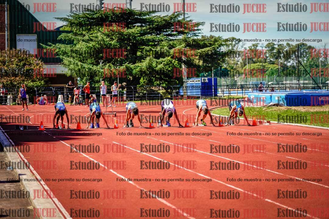 Fotos de los 80 m de varones