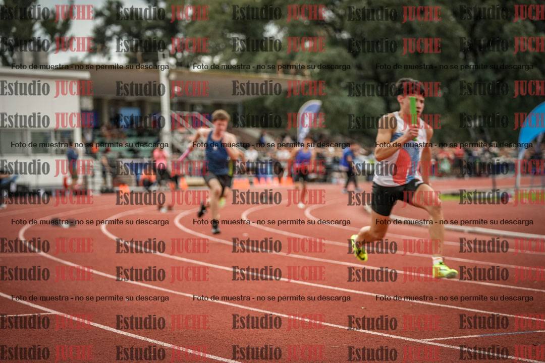 Fotos de las Postas 4x100 m de varones