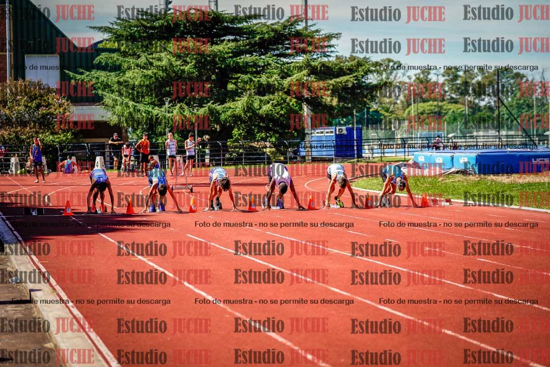 Fotos de los 80 m de varones