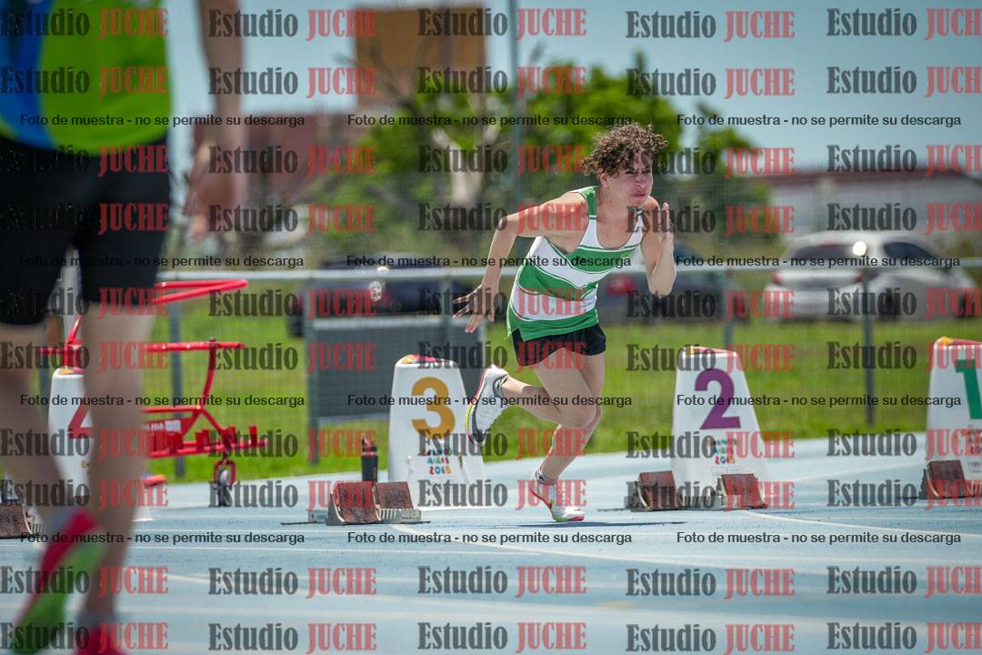 Fotos de los 100 m llanos de varones