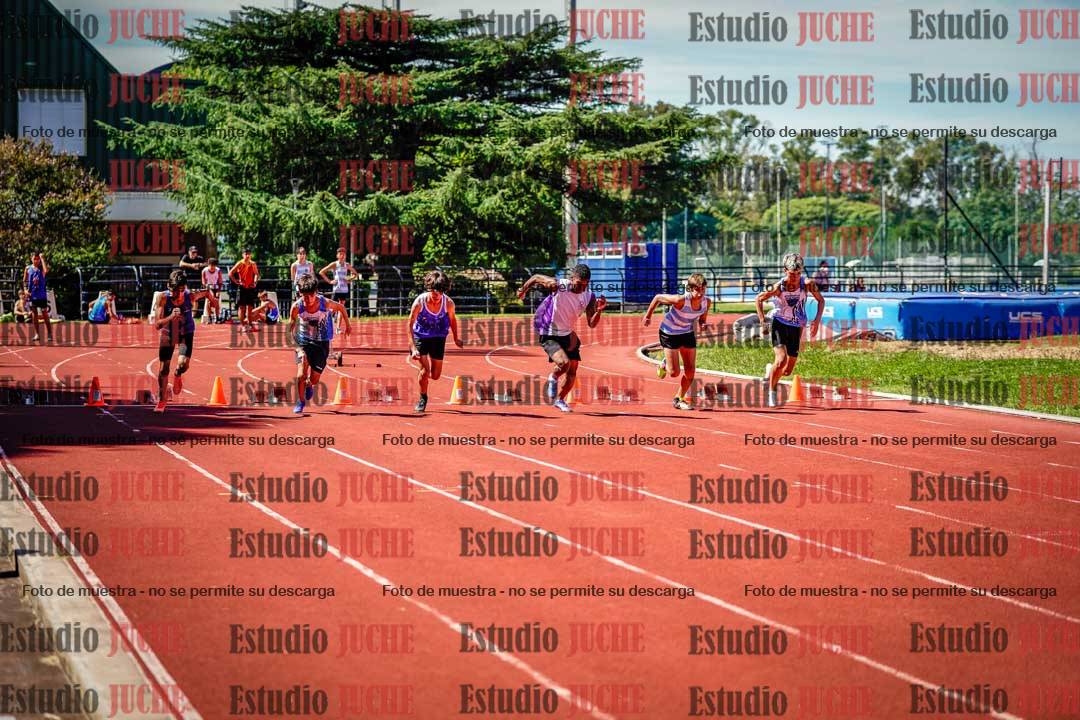 Fotos de los 80 m de varones