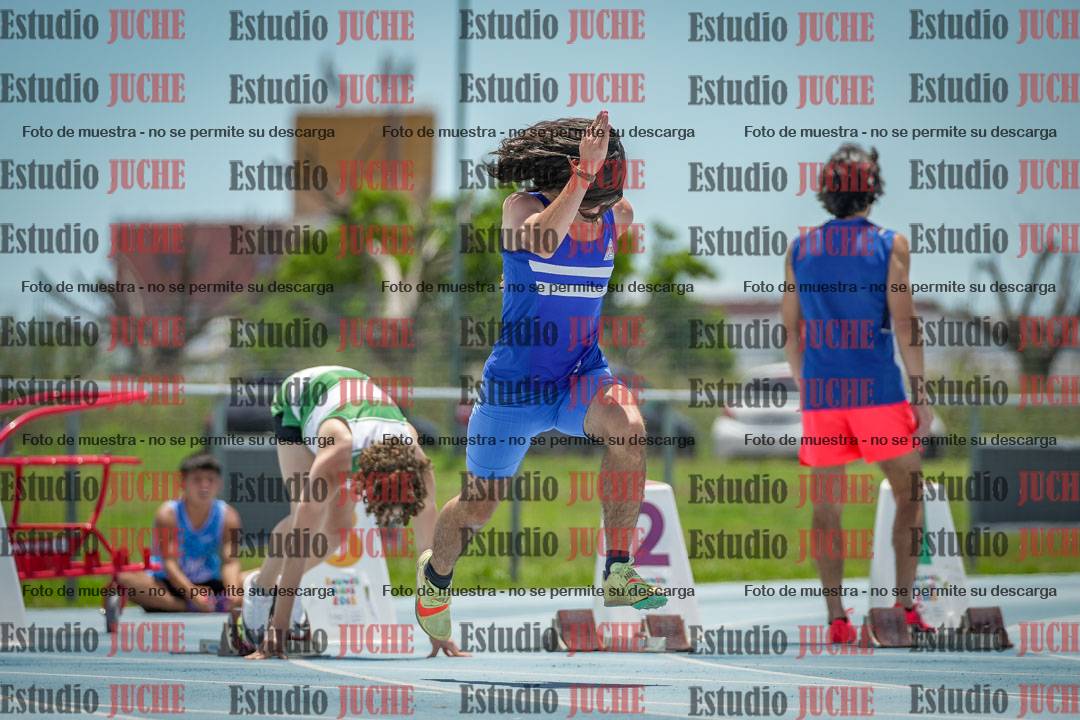 Fotos de los 100 m llanos de varones