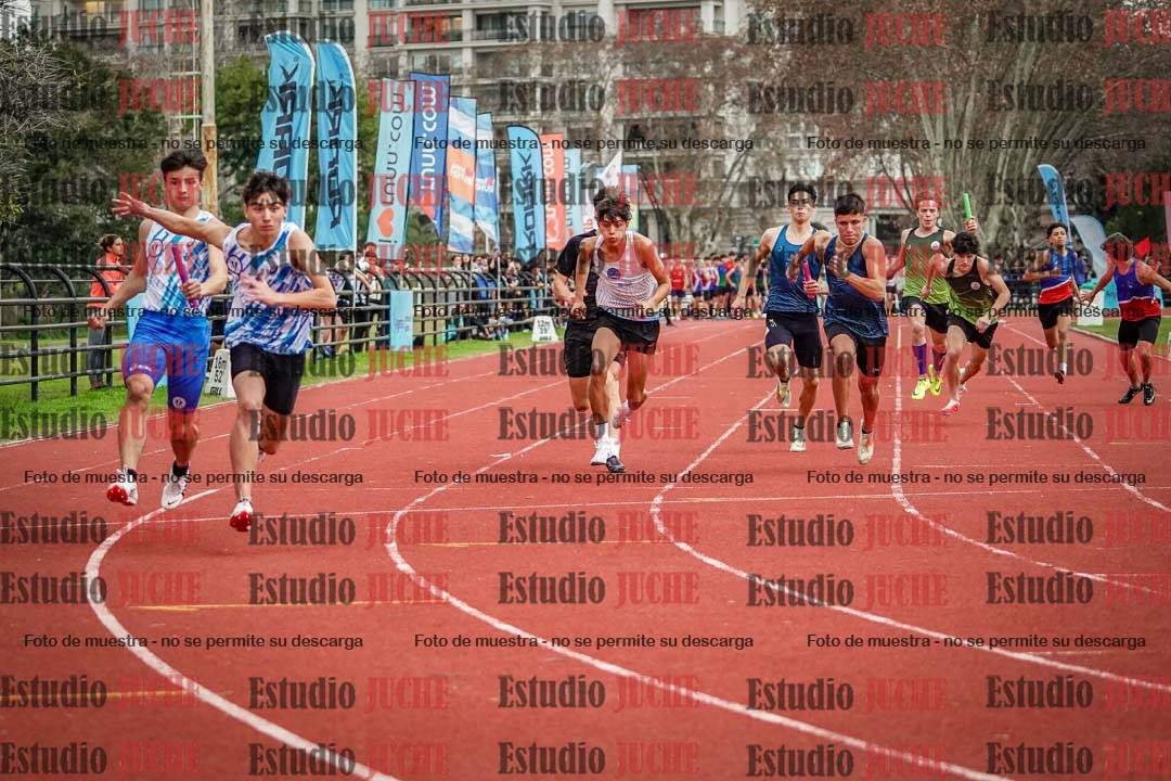 Fotos de las Postas 4x100 m de varones